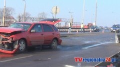 MALBORK: TRZY OSOBY POSZKODOWANE  W WYPADKU NA WIADUKCIE - 14.02.2015