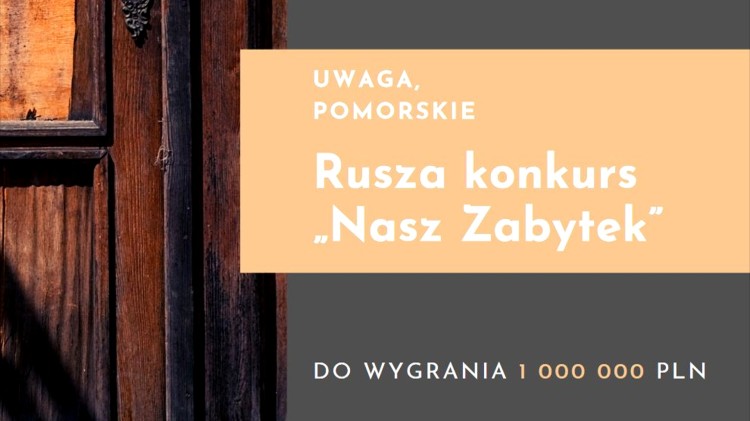 Malbork. Rusza kolejna edycja konkursu Nasz Zabytek – do wygrania 1…