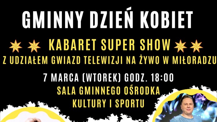 Miłoradz. Gminny Dzień Kobiet z Humorem – na scenie wystąpią znane…