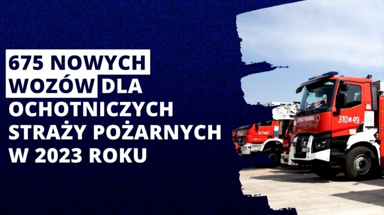 W 2023 r. OSP wzbogaci się o 675 nowych samochodów. Sprawdź, które jednostki dostały dofinansowanie.