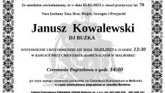 Zmarł Janusz Kowalewski - DJ BUŹKA. Miał 70 lat. 