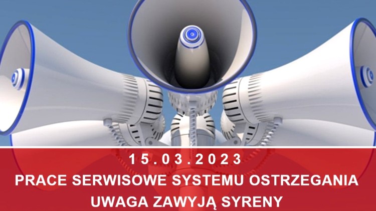 Powiat sztumski. W środę prace serwisowe systemu ostrzegania – zawyją syreny.