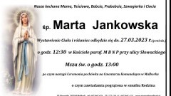 Zmarła Marta Jankowska. Miała 102 lata.