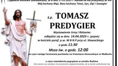 Zmarł Tomasz Predygier. Miał 46 lat.