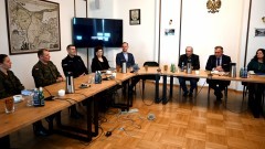 Nowy Dwór Gdański. Spotkanie przedstawicieli samorządu z WOT.