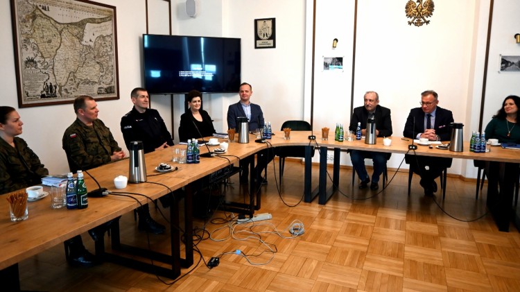 Nowy Dwór Gdański. Spotkanie przedstawicieli samorządu z WOT.
