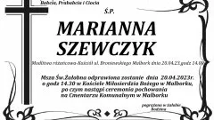 Zmarła Marianna Szewczyk. Żyła 99 lat.