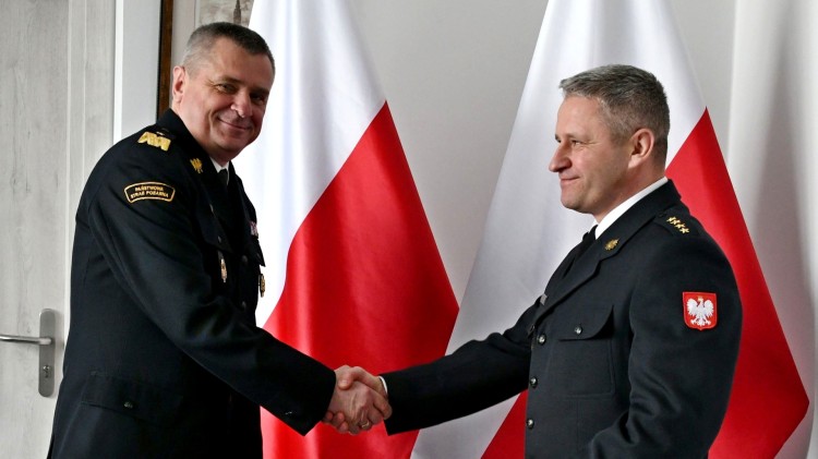 Nowy Dwór Gdański. Powołanie Komendanta Powiatowego Państwowej Straży Pożarnej.
