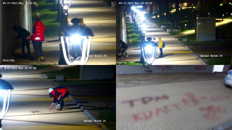 Malbork. Zatrzymano sprawców zniszczenia bulwaru nad Nogatem. Zobacz wideo i możliwości nowych kamer monitoringu miejskiego.