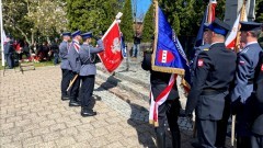 Sztum. Policjanci uczestniczyli w obchodach rocznicy uchwalenia Konstytucji Trzeciego Maja.