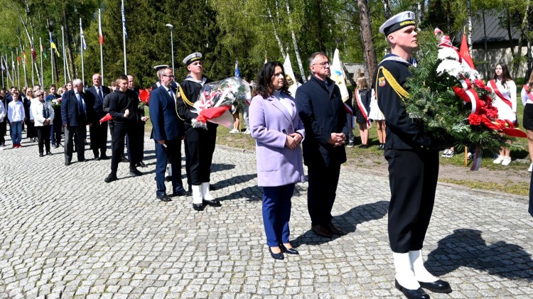 Powiat nowodworski. 78. rocznica oswobodzenia niemieckiego obozu KL Stutthof.