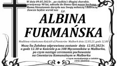 Zmarła Albina Furmańska. Miała 98 lat.