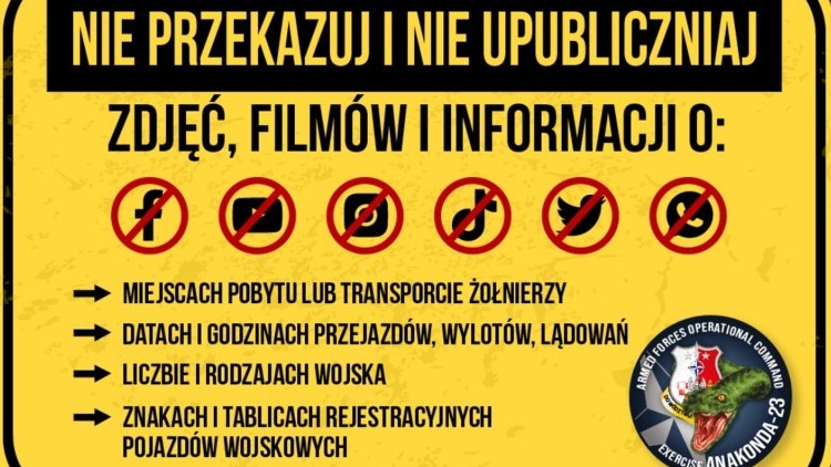 Ćwiczenia Anakonda 23 – wzmożony ruch kolumn wojskowych na polskich drogach.