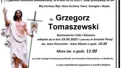 Zmarł Grzegorz Tomaszewski. Żył 64 lata.