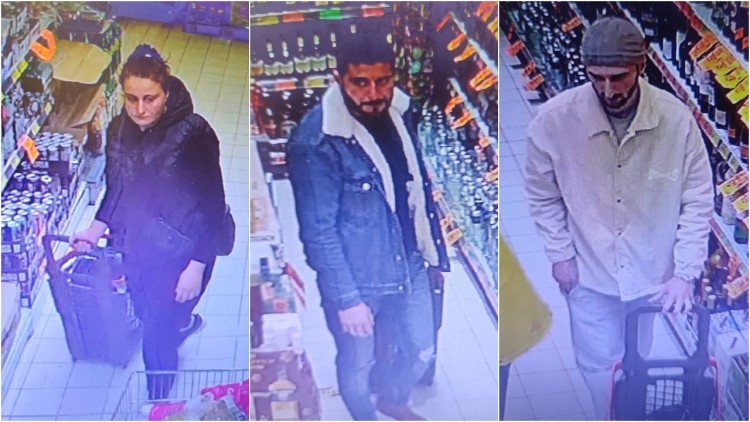 Malbork. Czy rozpoznajesz te osoby? Policja prosi o zidentyfikowanie sprawców kradzieży w sklepie.