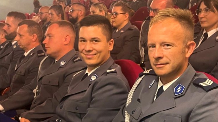 Wspólne obchody Święta Policji funkcjonariuszy ze Sztumu i Kwidzyna.