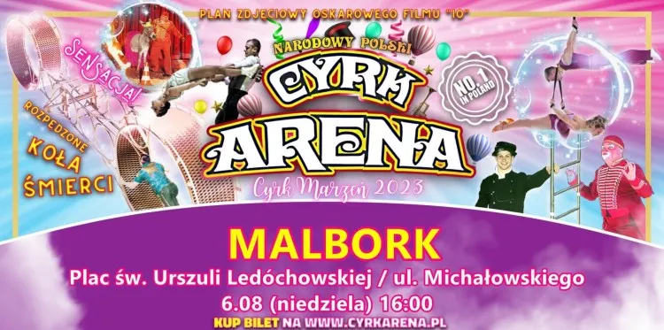 CYRK ARENA ZAPREZENTUJE SENSACYJNY SPEKTAKL 2023