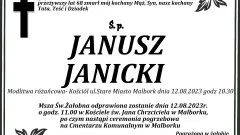 Zmarł Janusz Janicki. Żył 68 lat.