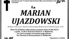 Zmarł Marian Ujazdowski. Żył 74 lata.