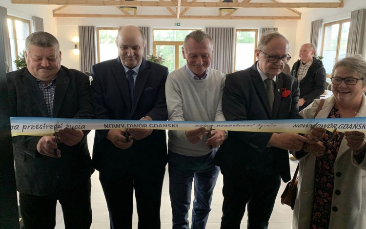 Powiat nowodworski. Otwarcie świetlicy wiejskiej w Kmiecinie.