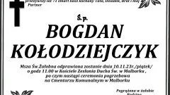 Odszedł Bogdan Kołodziejczyk. Żył 71 lat.