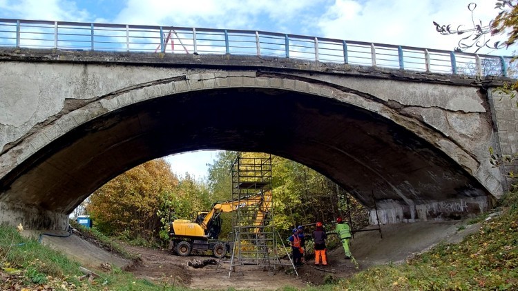 Dzierzgoń. Ruszyły prace budowlane przy wiadukcie w ciągu drogi wojewódzkiej W515.