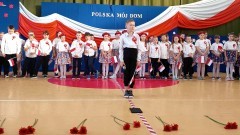 Sztutowo. Polska to mój dom – uroczysty apel w Szkole Podstawowej.