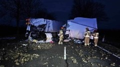 DK22. Nie żyje dwóch kierowców po zderzeniu czterech pojazdów w gminie Miłoradz.
