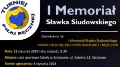 Sztutowo. Memoriał Sławka Siudowskiego – Turniej Piłki Ręcznej dla Kobiet i Mężczyzn. Trwają zapisy.