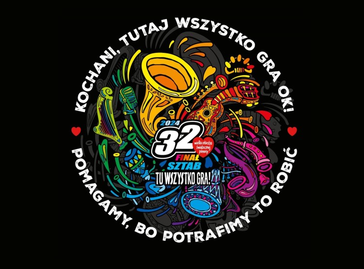 Sztum. 32. Finał WOŚP pełen fantastycznych atrakcji – szczegóły na plakacie.