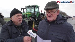 Ogólnoeuropejski Protest Rolników - tak było na DK22 w miejscowości Kończewice. Wideo i zdjęcia