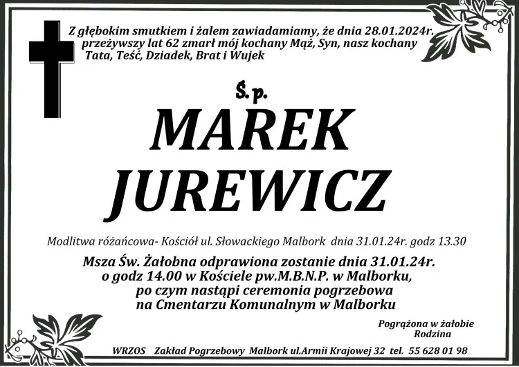 Zmarł Marek Jurewicz. Miał 62 lata.