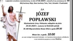 Zmarł Józef Popławski. Miał 93 lata.