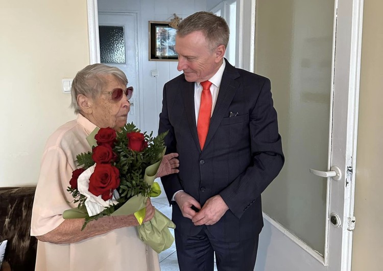 Nowy Dwór Gdański. Jubileusz 90. urodzin Teresy Harbuz.