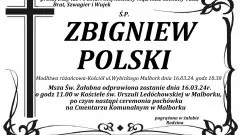 Zmarł Zbigniew Polski. Miał 70 lat.