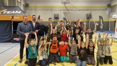 Zawody Extreme Laser Run dla uczniów Zespołu Szkół i Przedszkola w Miłoradzu.