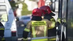 Kolizja, pożary i pomoc służbom – raport malborskich służb mundurowych.