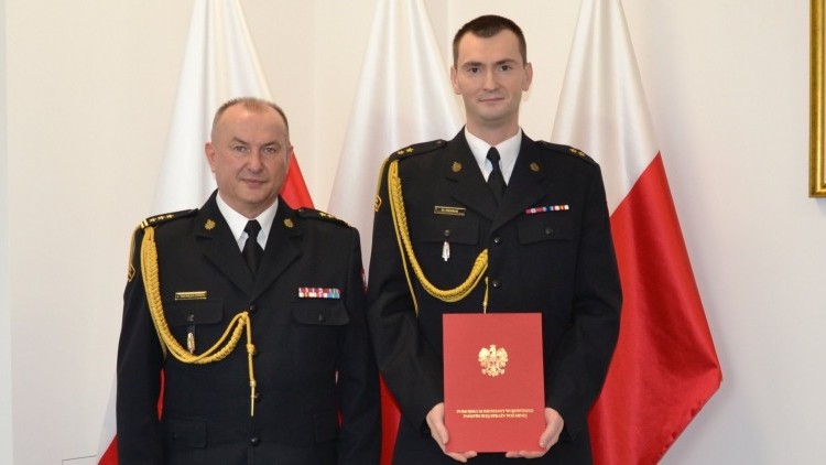 Nowy Dwór Gdański. Mł. kpt. Mariusz Reimus powołany na Komendanta Powiatowego Państwowej Straży Pożarnej.