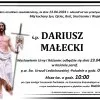 Zmarł Dariusz Małecki. Żył 47 lat.