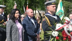 Sztutowo. Uroczystości rocznicowe oswobodzenia niemieckiego obozu KL Stutthof.
