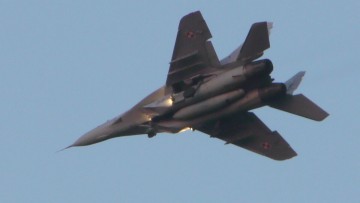 MiG-29 z 22 Bazy Lotnictwa Taktycznego zgubił zbiornik paliwa