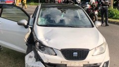 Powiat malborski. Nie ustąpił pierwszeństwa przejazdu i spowodował wypadek – dwie osoby trafiły do szpitala. 