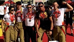 Sztum. Mł. kpt. Piotr Spiżewski srebrnym medalistą Mistrzostw Polski i Europy FireFit.