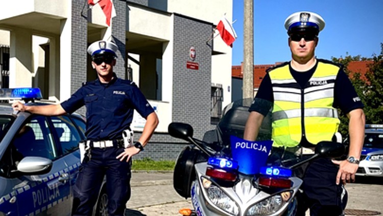 Malbork. Policjanci pomogli mężczyźnie z atakiem epilepsji.