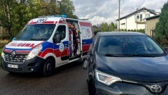 Gmina Miłoradz. Potrącony przez osobówkę nastolatek zabrany do szpitala przez LPR.