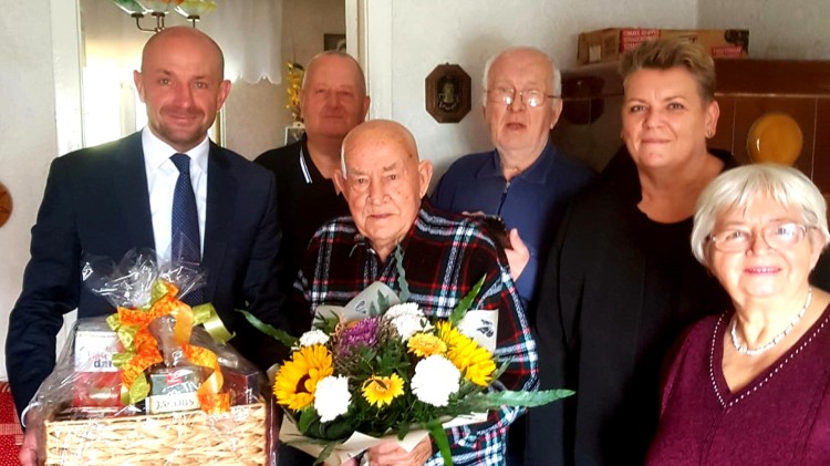 101. urodziny Jana Małochwieja - mieszkańca Gminy Sztum.