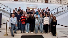 Malbork. Podróże z klasą uczniów Technikum nr 3 – tym razem zwiedzili stolicę Polski.