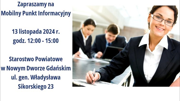 Nowy Dwór Gdański. Zaproszenie na bezpłatne mobilne konsultacje.