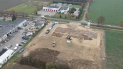 Nowy Dwór Gdański. Trwa budowa Centrum Ratowniczo – Gaśniczego.