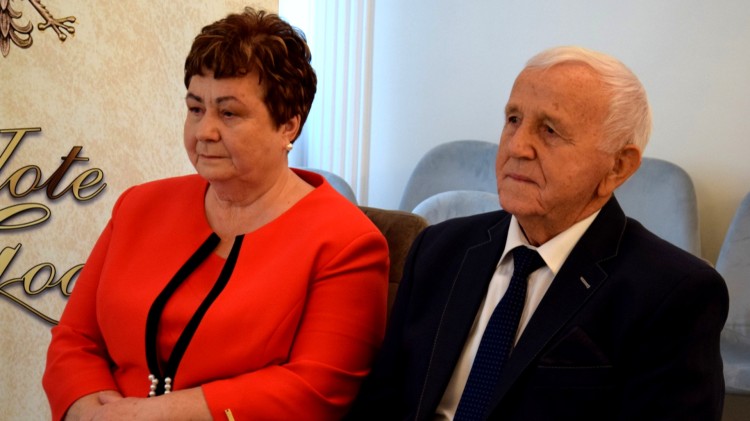 Nowy Dwór Gdański. Złote Gody państwa Barbary i Stanisława Górskich.